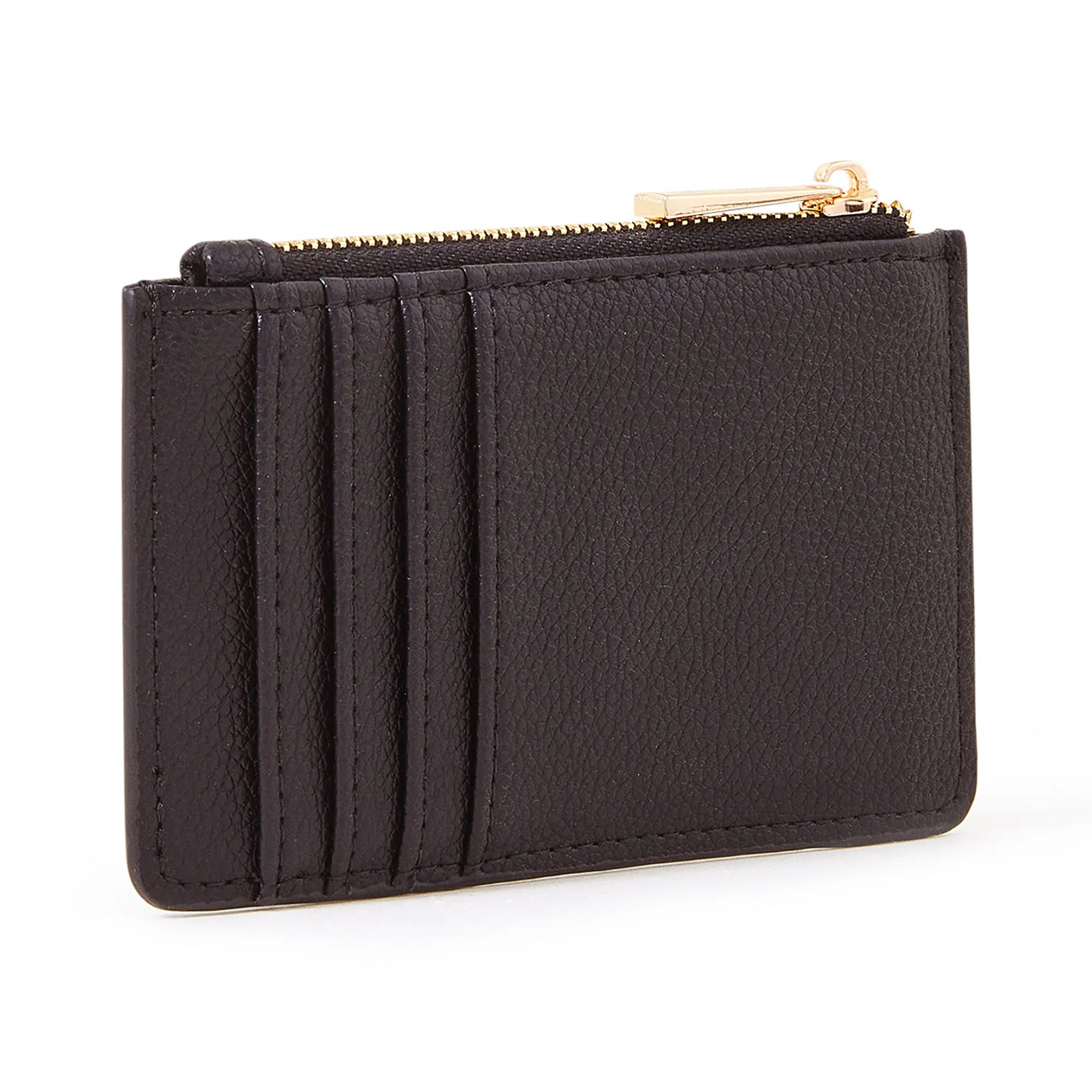 Accessorize London Women's Black
 Embroidered Cardholder