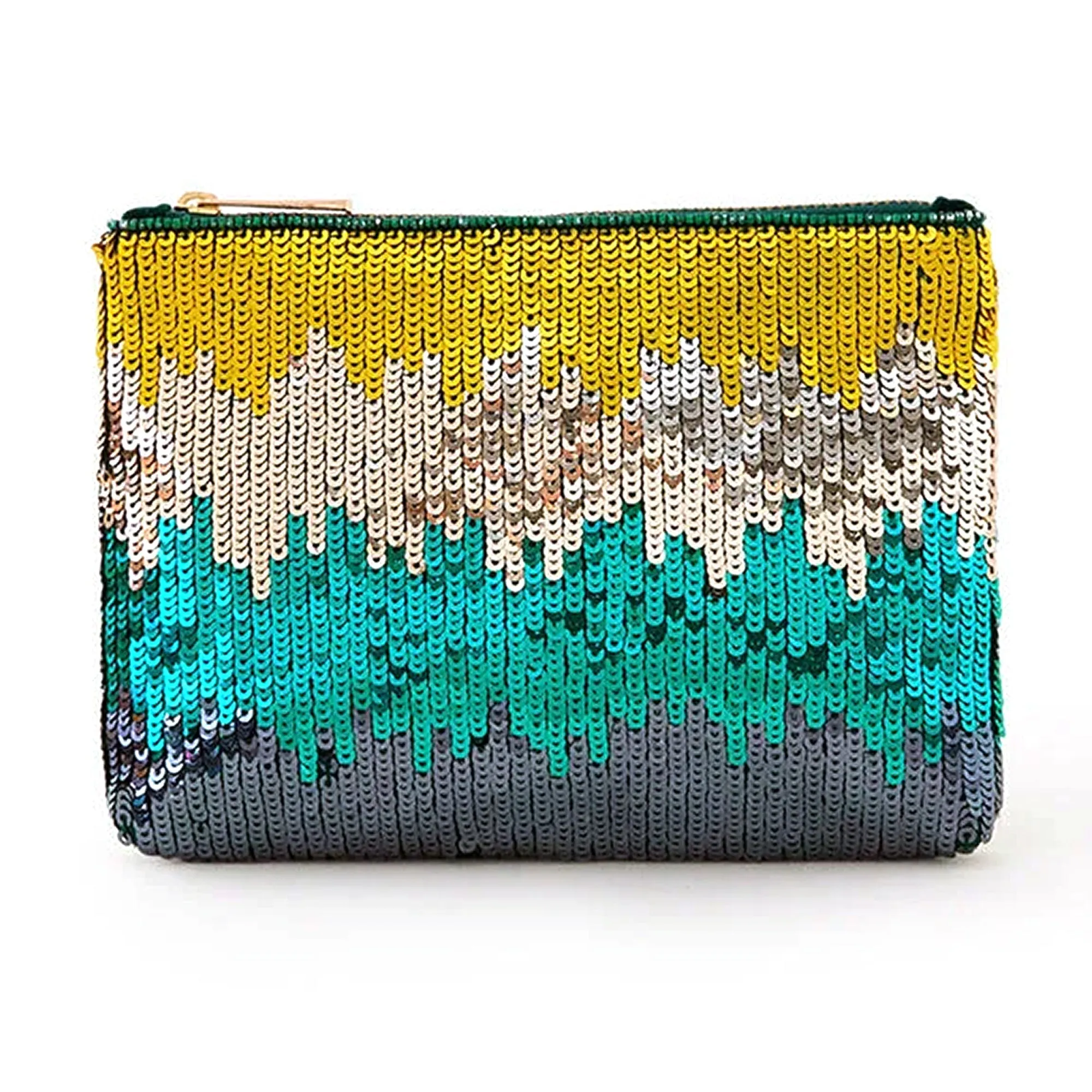 Accessorize London Women's Ombre Sequin Pouch