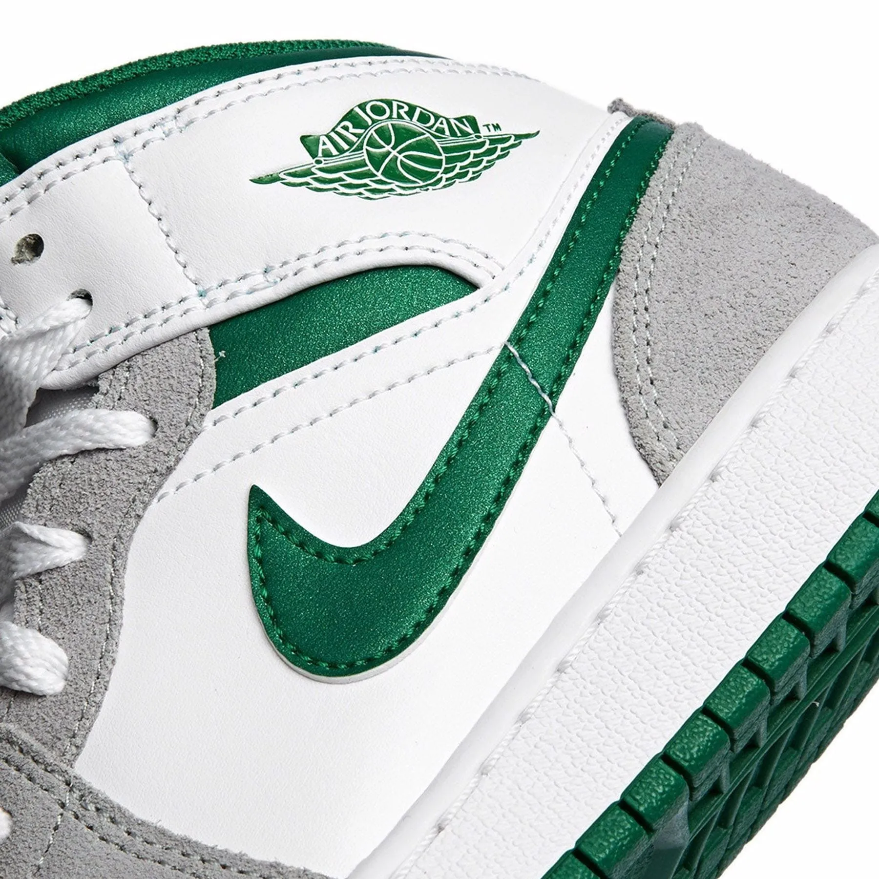 Air Jordan 1 Mid GS 'Green Grey'