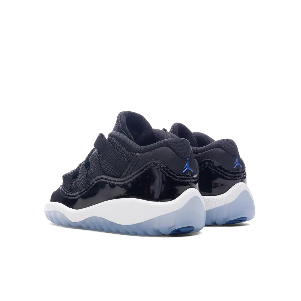 Air Jordan 11 Retro Low (TD) 'Space Jam' - Black/Varsity Royal/White