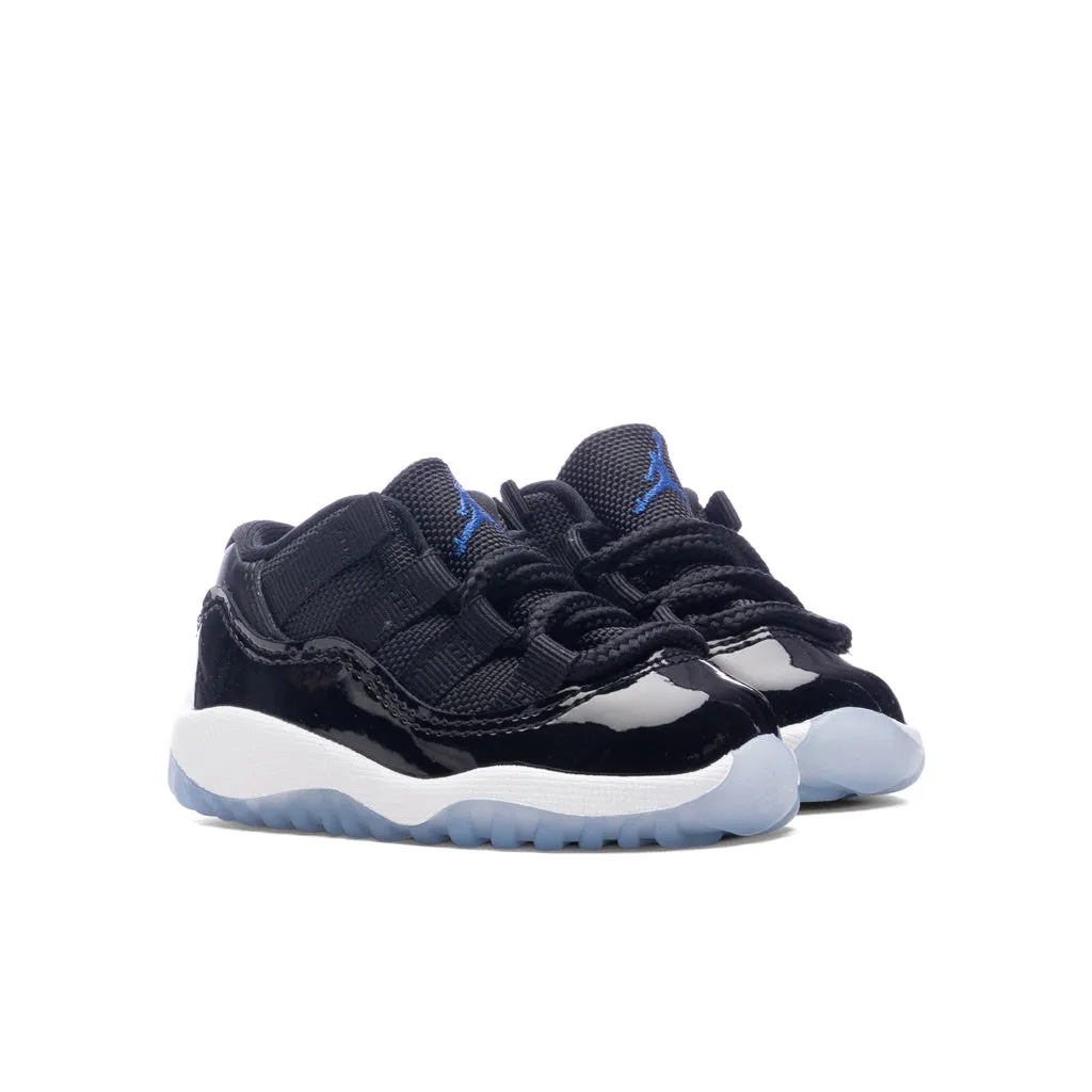 Air Jordan 11 Retro Low (TD) 'Space Jam' - Black/Varsity Royal/White