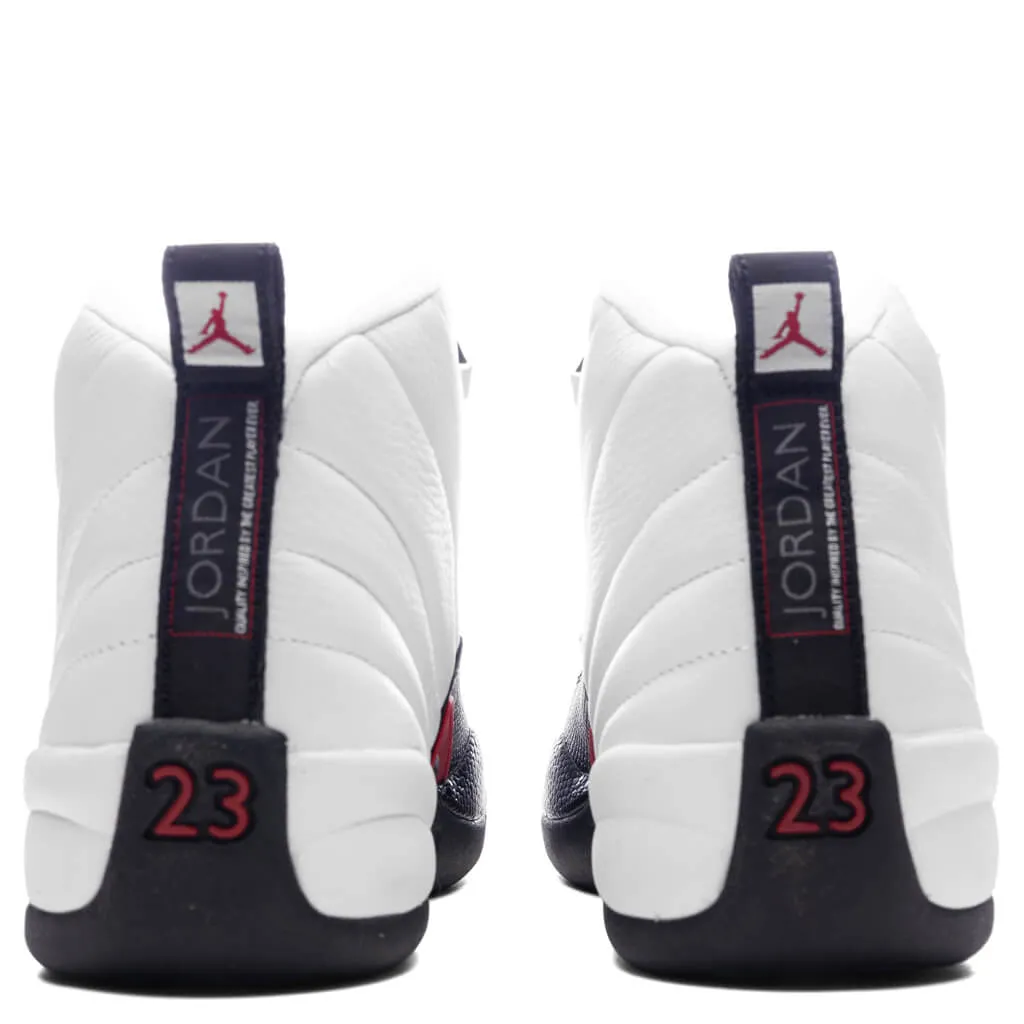 Air Jordan 12 Retro (GS) - White/Gym Red/Black