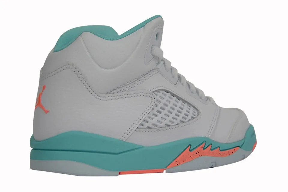 Air Jordan 5 Retro GP (PS) "White Light Aqua"