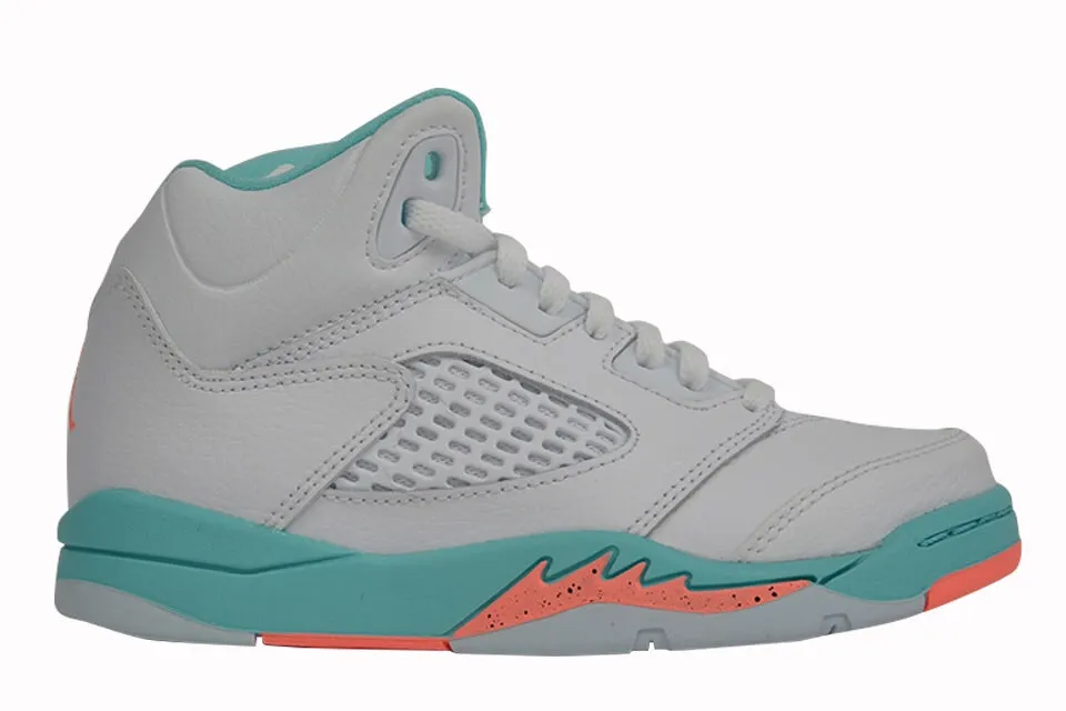 Air Jordan 5 Retro GP (PS) "White Light Aqua"