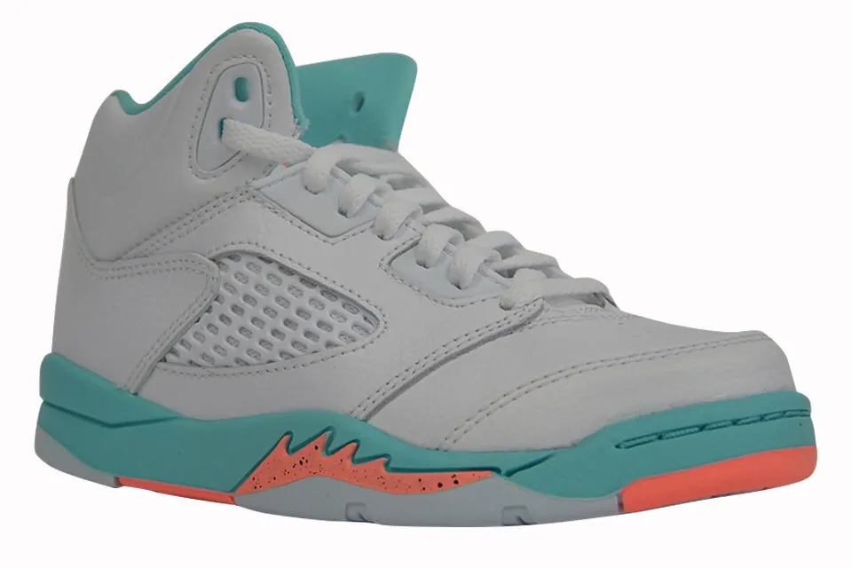 Air Jordan 5 Retro GP (PS) "White Light Aqua"