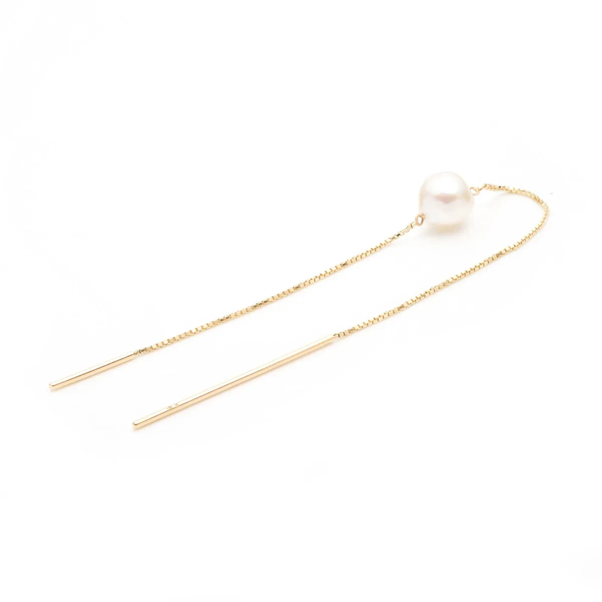 Akoya Pearl Chain Earring