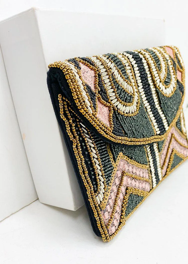 Alanya Beaded Clutch