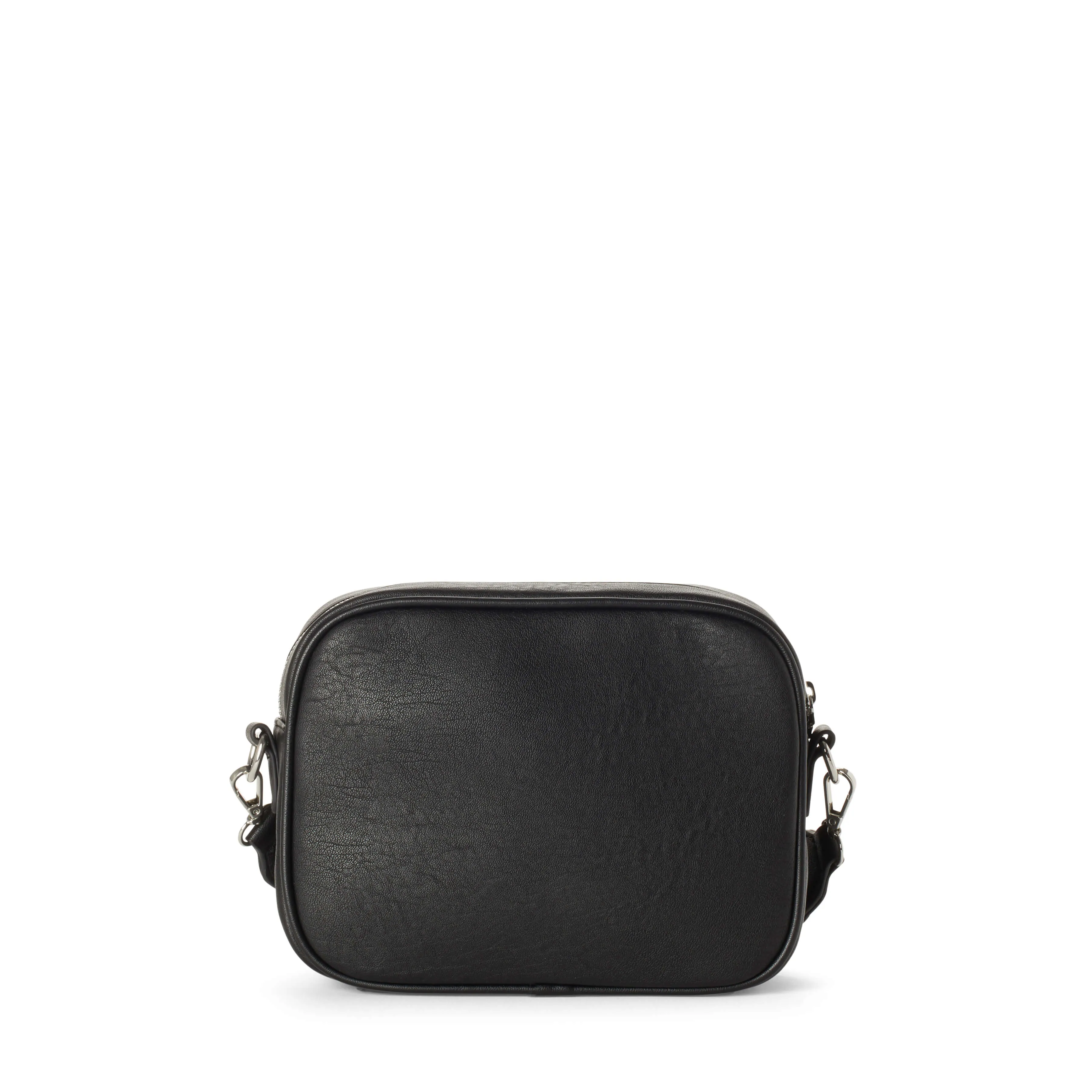 Alicia Vegan Crossbody Bag | Black