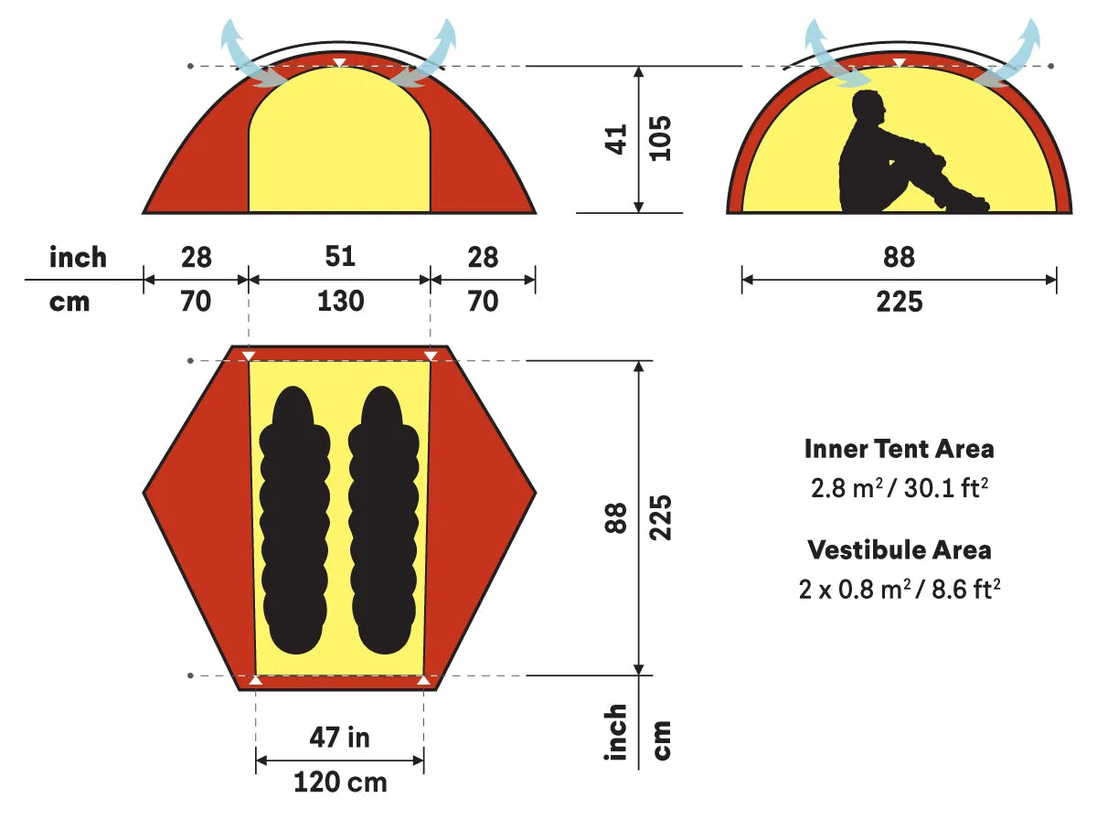 Allak 2 Person Tent