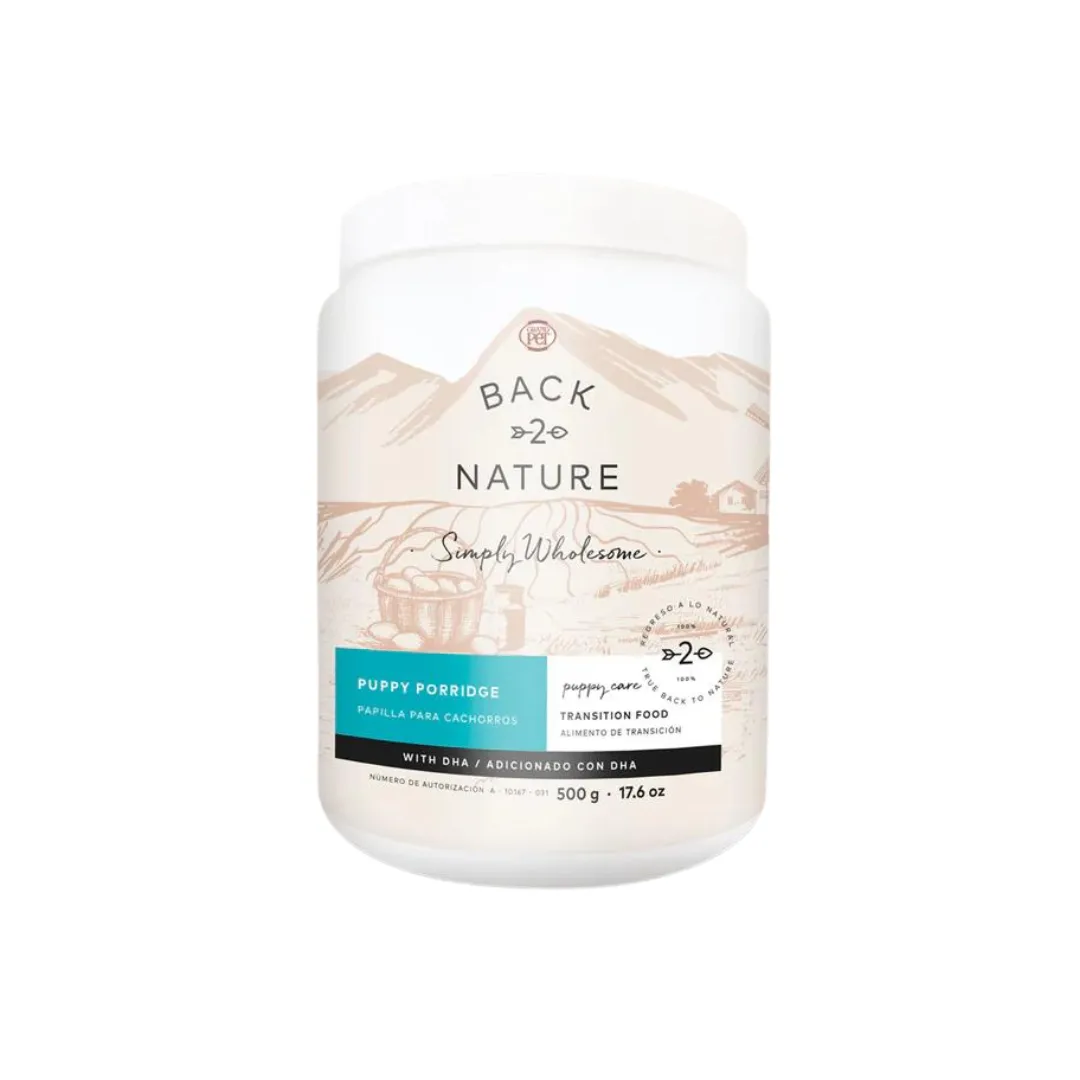 Back 2 Nature Papilla para Cachorros 500 Gr