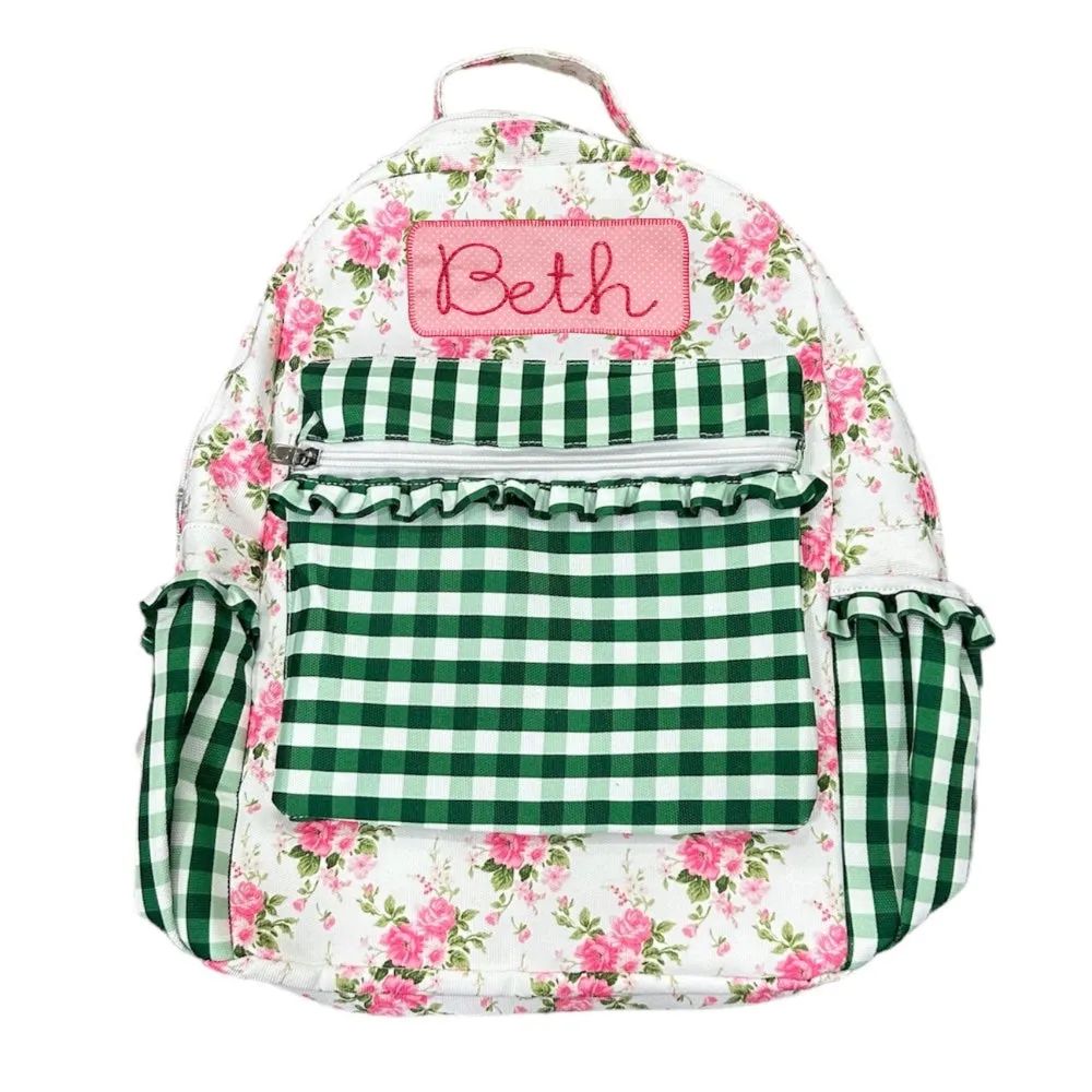 Backpack - Pink Roses