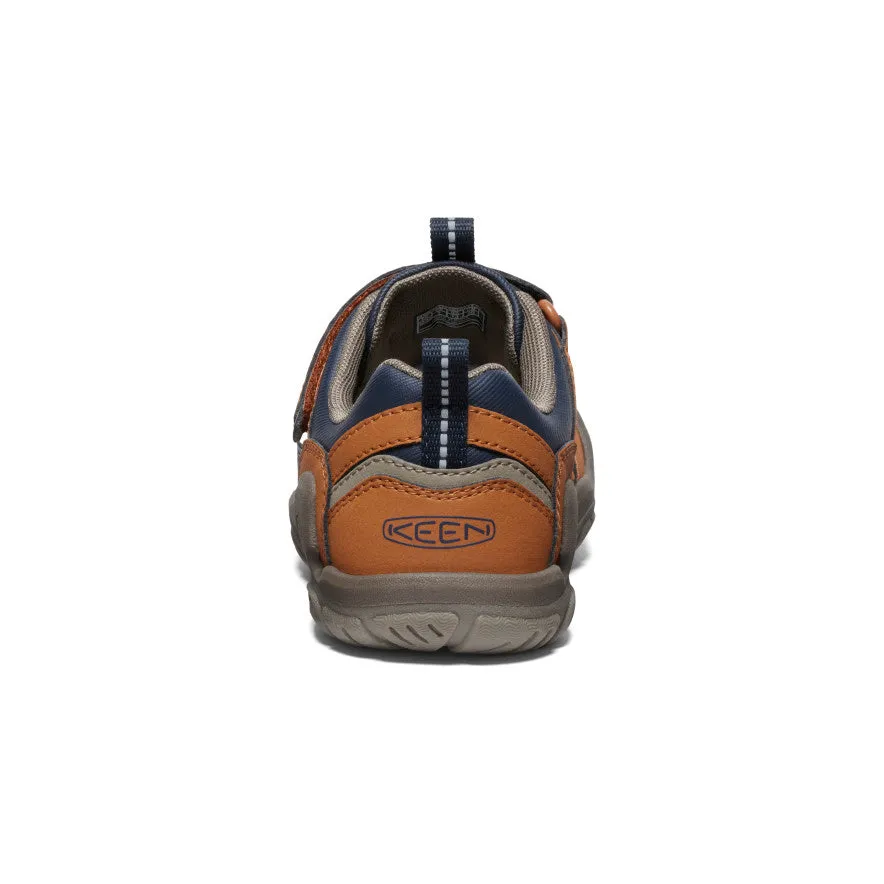 Big Kids' Knotch Peak Sneaker  |  KEEN Maple/Sky Captain