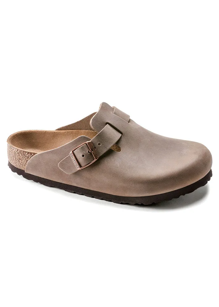 Birkenstock Boston Oiled Leather 960813 Tabacco Brown