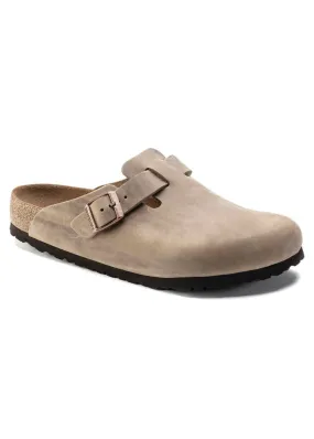 Birkenstock Boston Oiled Leather Soft Footbed 1019484 Tabacco Brown