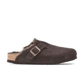 Birkenstock Boston Shearling - Mocha Suede