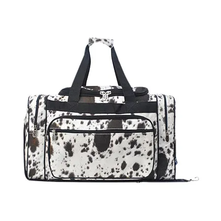 Black Cowhide NGIL Canvas 20 Duffle Bag