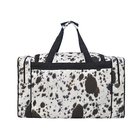 Black Cowhide NGIL Canvas 20 Duffle Bag