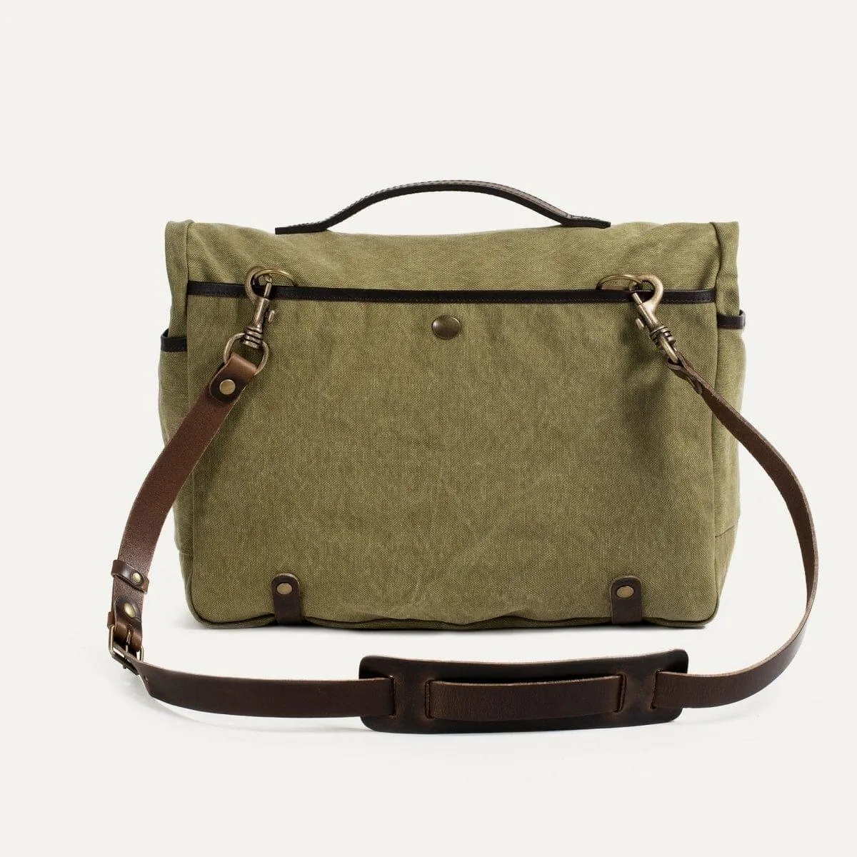 Bleu de Chauffe - Gaston Tool Bag Musette - Khaki US Stonewashed