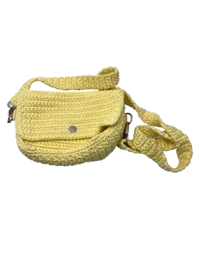 Bodyheatt Yellow Handmade Crochet Bag One Size