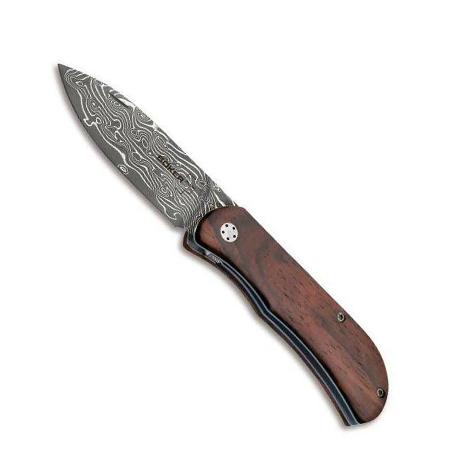 Boker Plus Exskelibur II Cocobolo Damascus - Open Box / Used