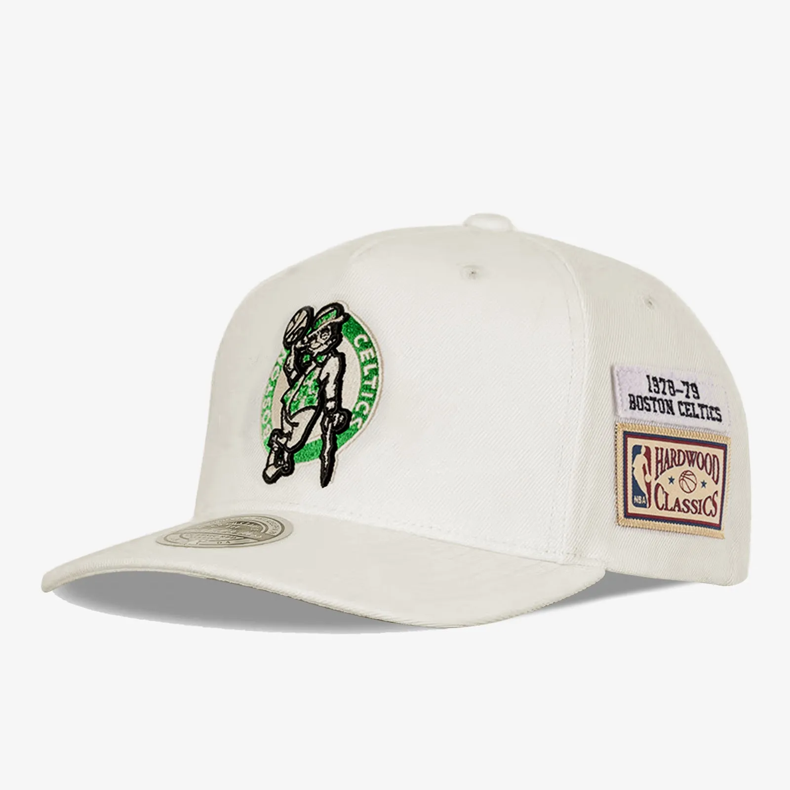 Boston Celtics HWC Patch Classic Redline Snapback - Cream