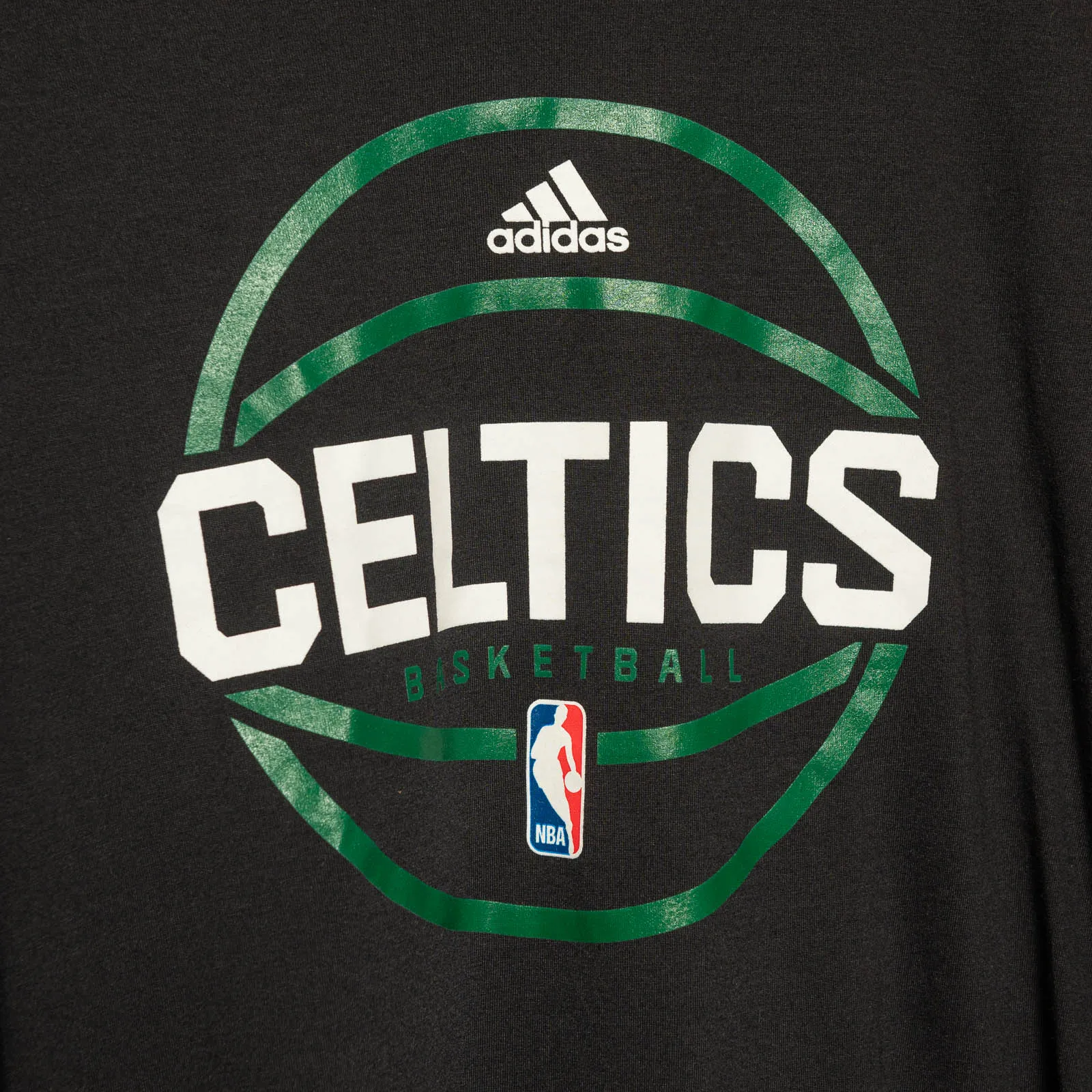 Boston Celtics Warm Up Long-Sleeve T-Shirt - Black