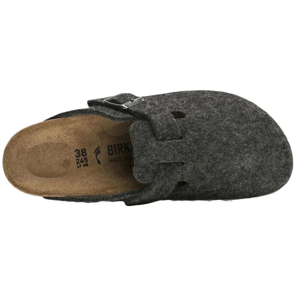 Boston Wool Felt Unisex Clogs Sandals