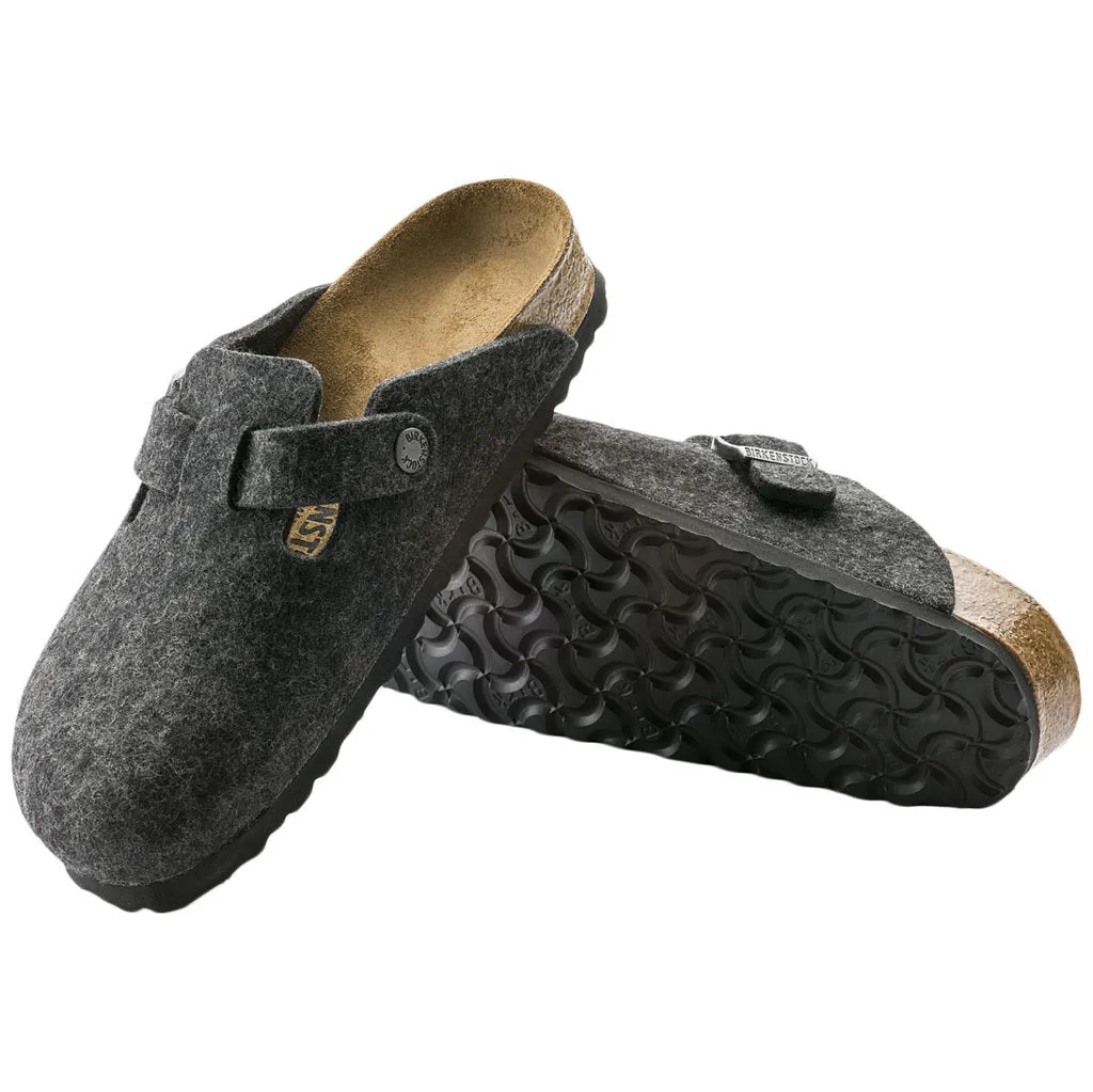 Boston Wool Felt Unisex Clogs Sandals