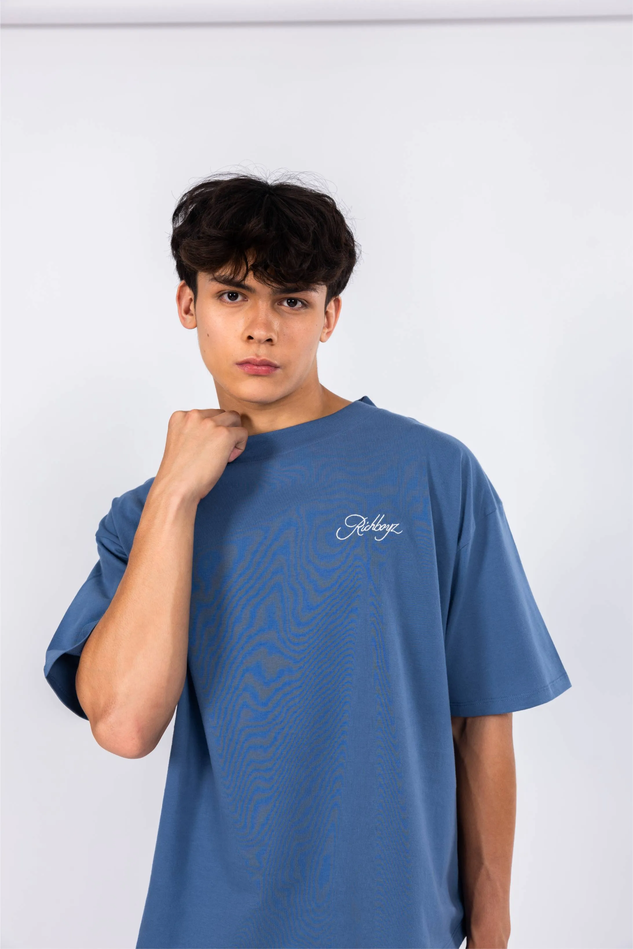 Box Tee - Dull Blue