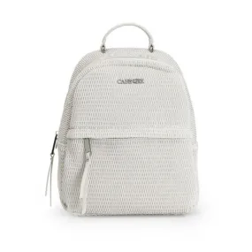 CafèNoir Women's backpack with rhinestone ribbon c3NA0501 W021 ivory