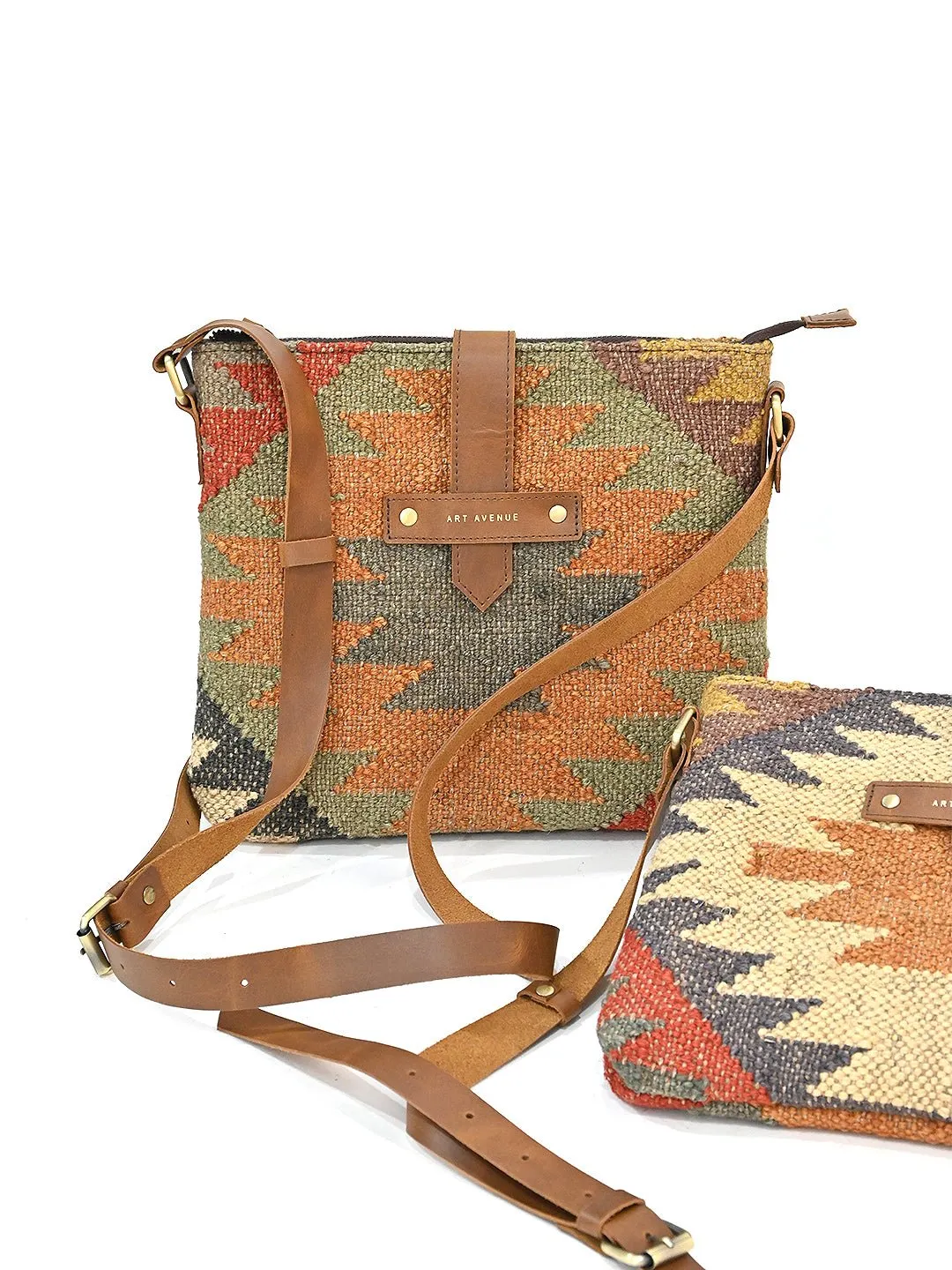 COMFREY  - KILIM & LEATHER   BAG