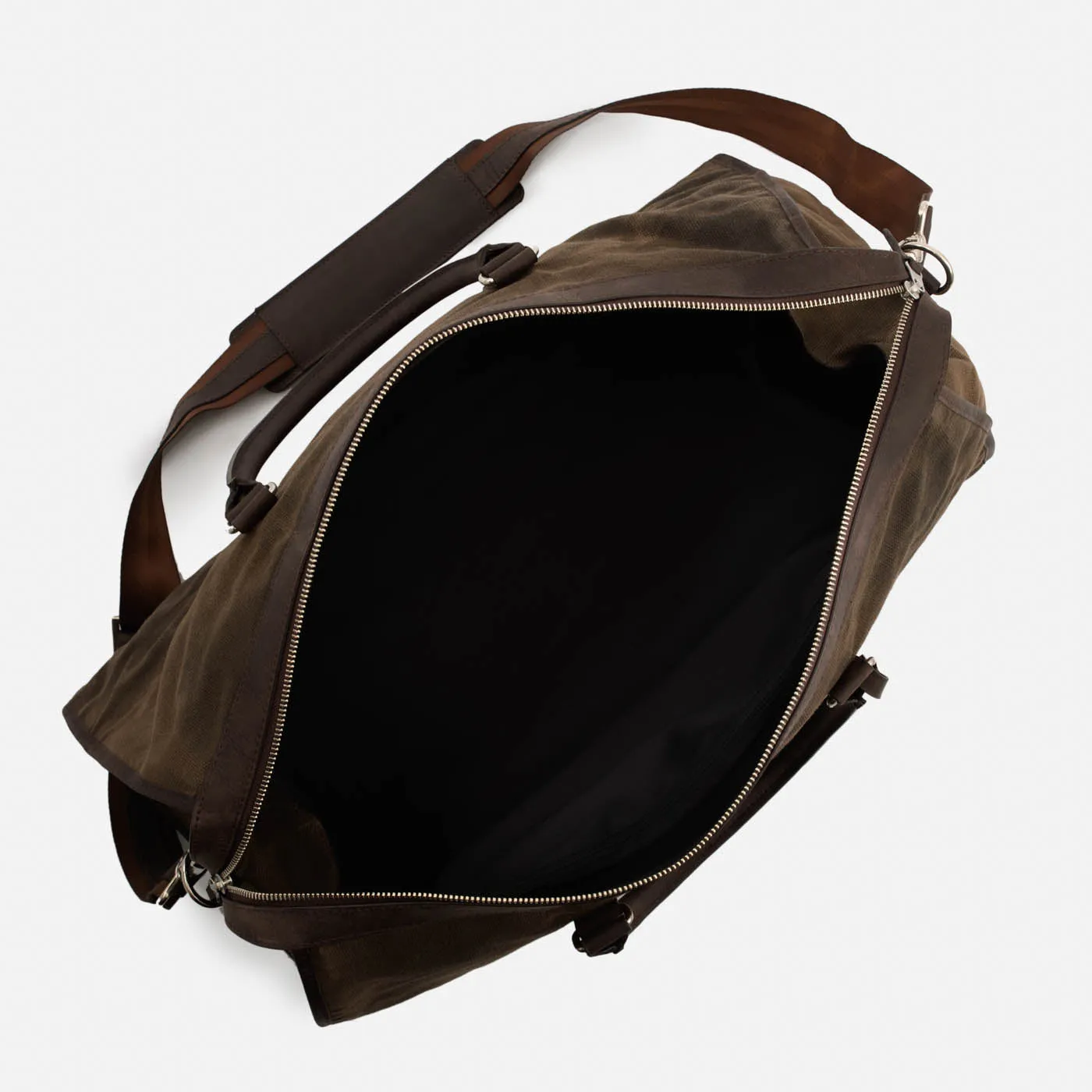 Davis Weekender Bag - Waxed Canvas and Pull-Up Leather - Men's