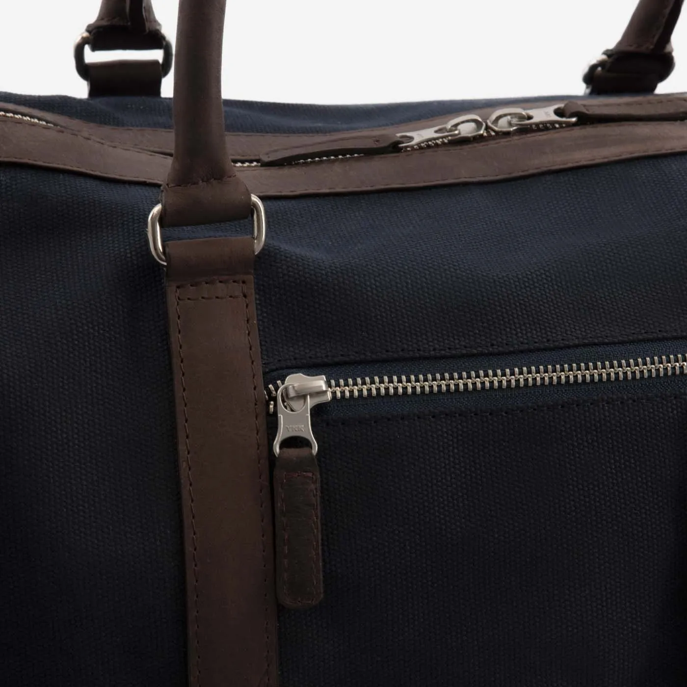 Davis Weekender Bag - Waxed Canvas and Pull-Up Leather - Men's