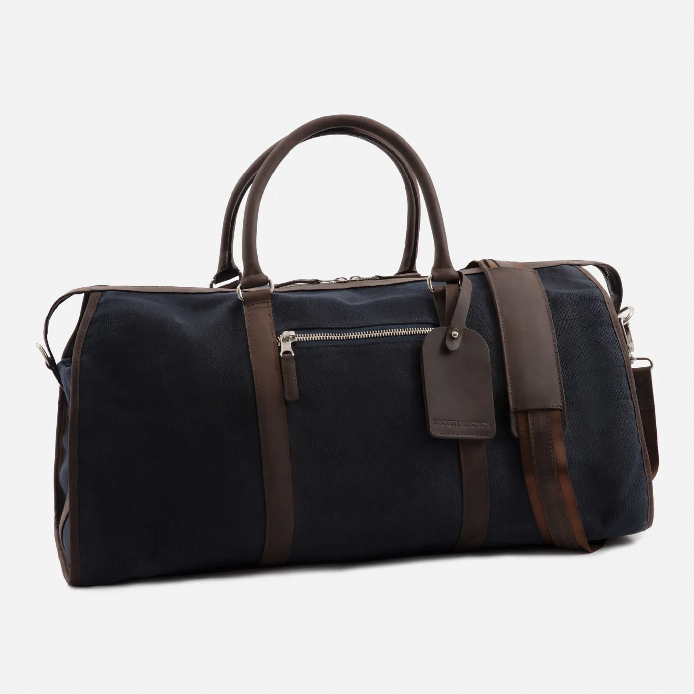 Davis Weekender Bag - Waxed Canvas and Pull-Up Leather - Men's