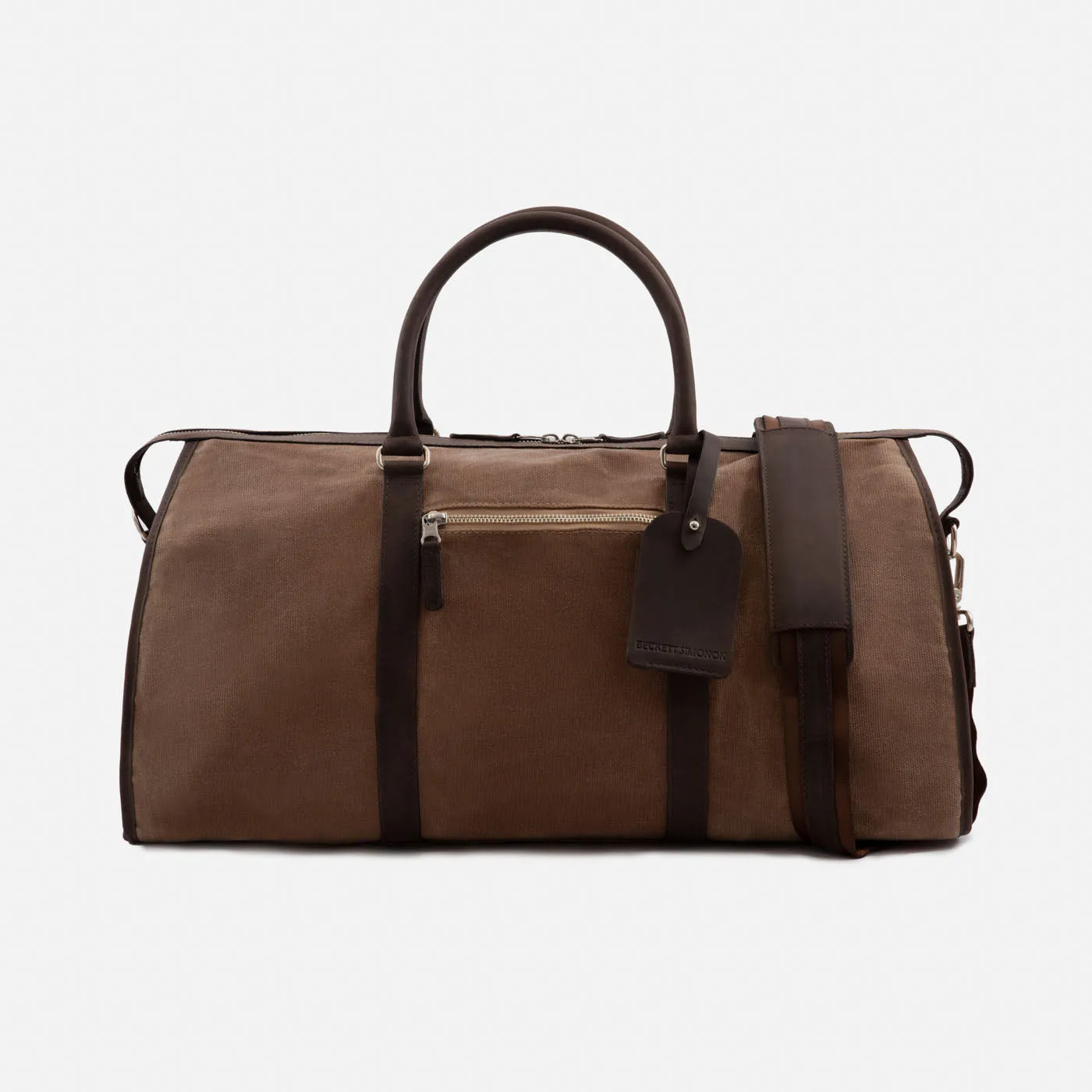 Davis Weekender Bag - Waxed Canvas and Pull-Up Leather - Men's