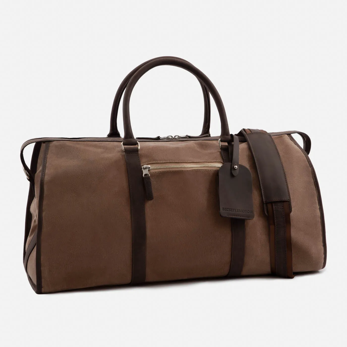 Davis Weekender Bag - Waxed Canvas and Pull-Up Leather - Men's