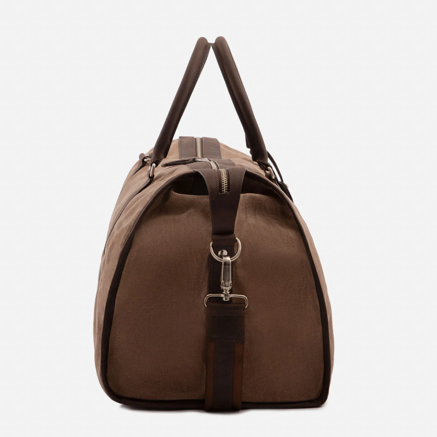 Davis Weekender Bag - Waxed Canvas and Pull-Up Leather - Men's