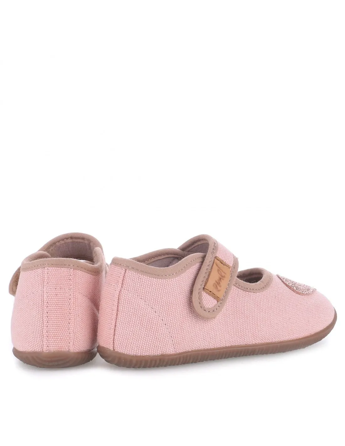 (EK4000-13) Emel slippers ballerina - Pink heart