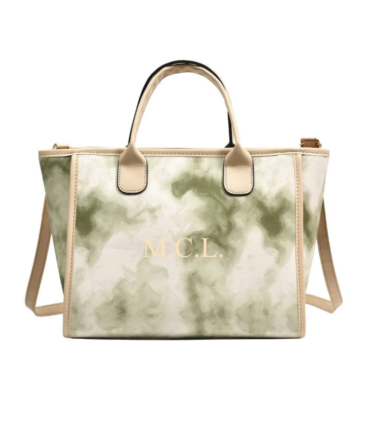 Embroidered Tie Dyed Handbag