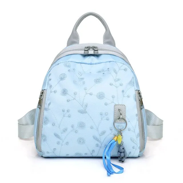 Exquisite Embroidery Multifunction Oxford School Bag