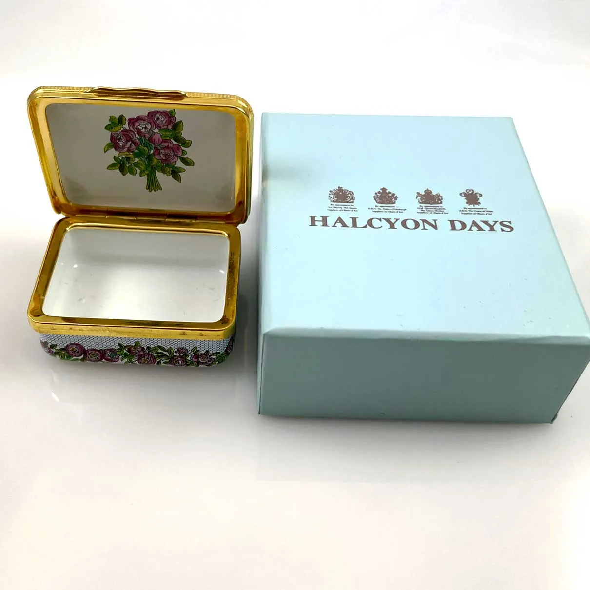 Halcyon Days Daughter is a Blessing Enamel Box NIB