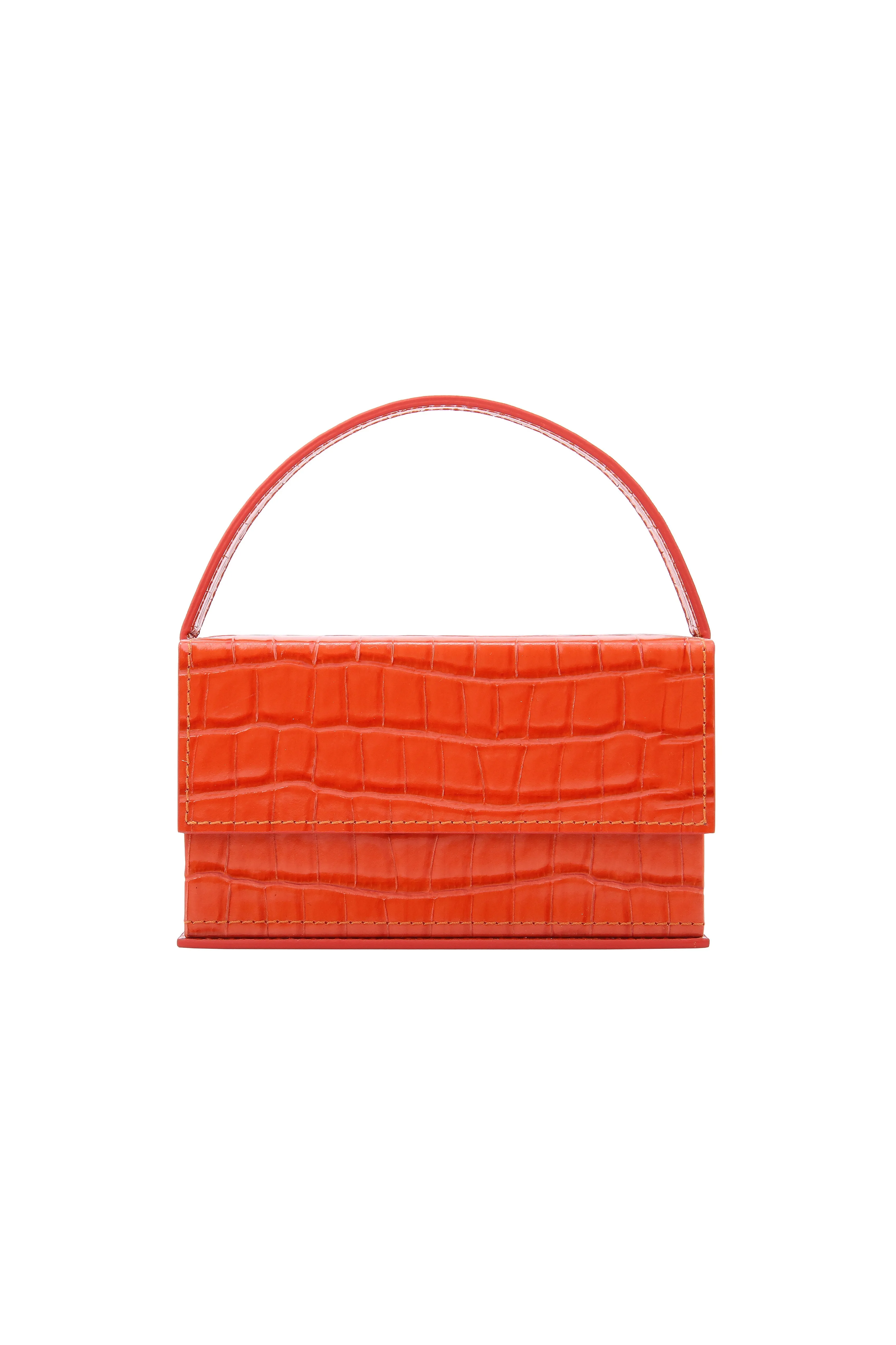 IDA Burnt orange croc (Medium) with Chain