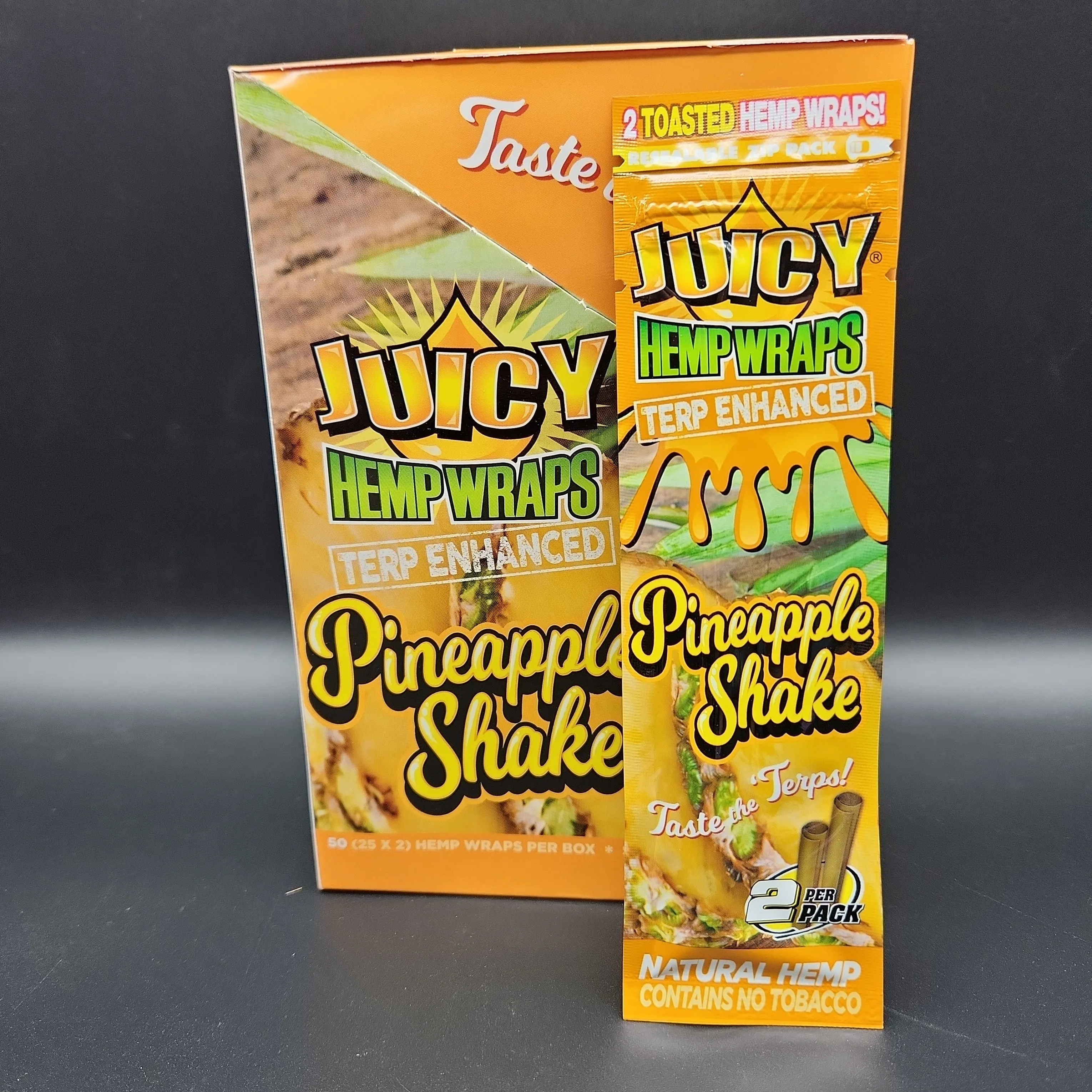 Juicy Terp Enhanced Hemp Wraps - Box of 25