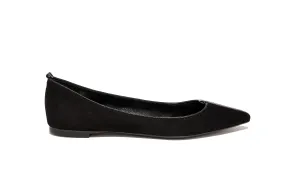 JULIE SHOE SUEDE ASIAGO NERO BLACK