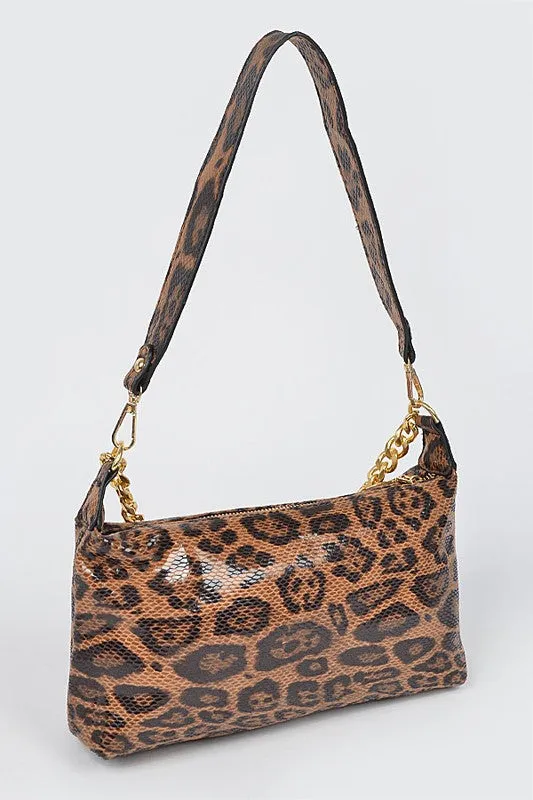 Laeticia handbag, leopard