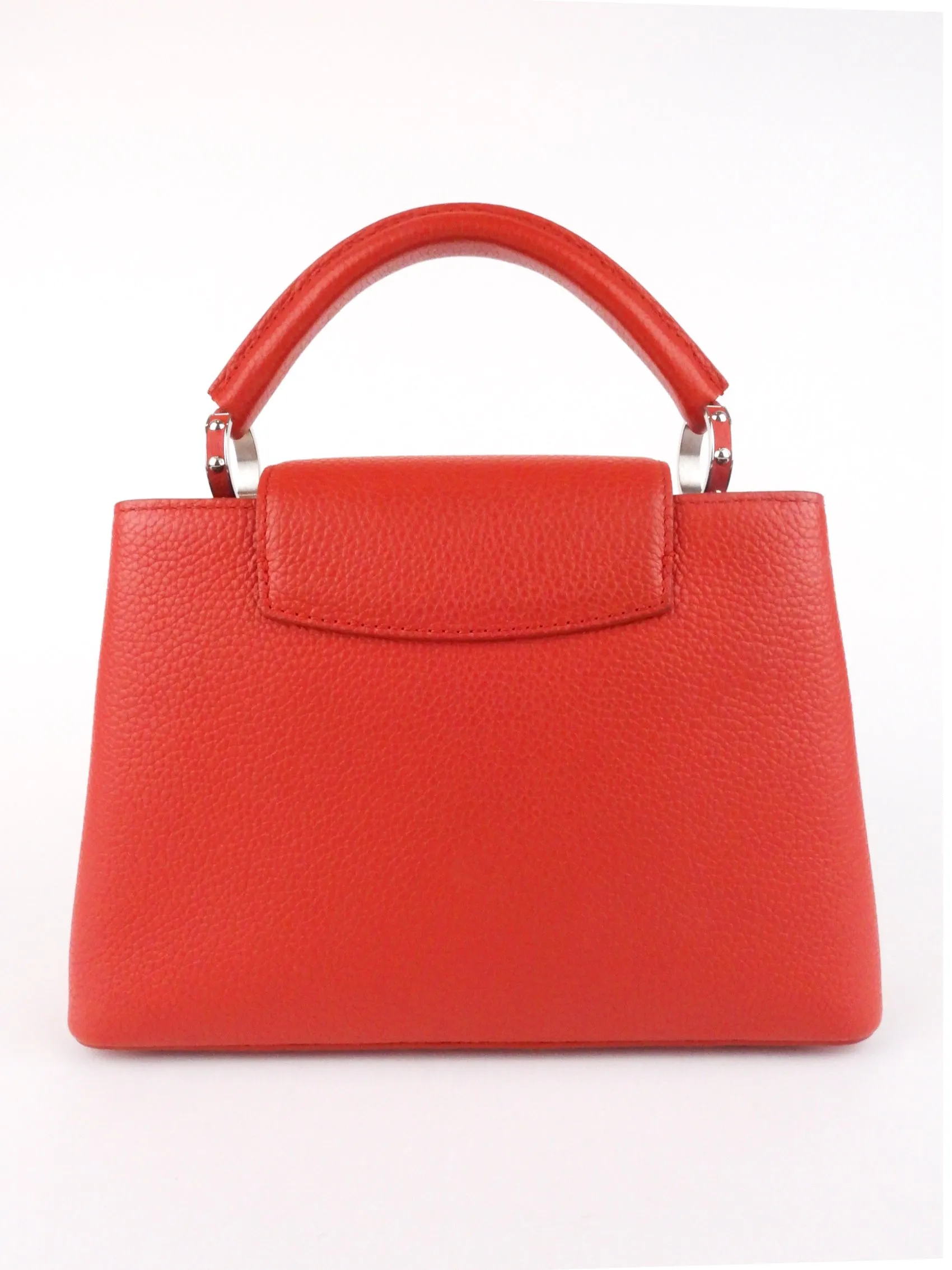 Louis Vuitton Red Taurillon Leather Capucines BB