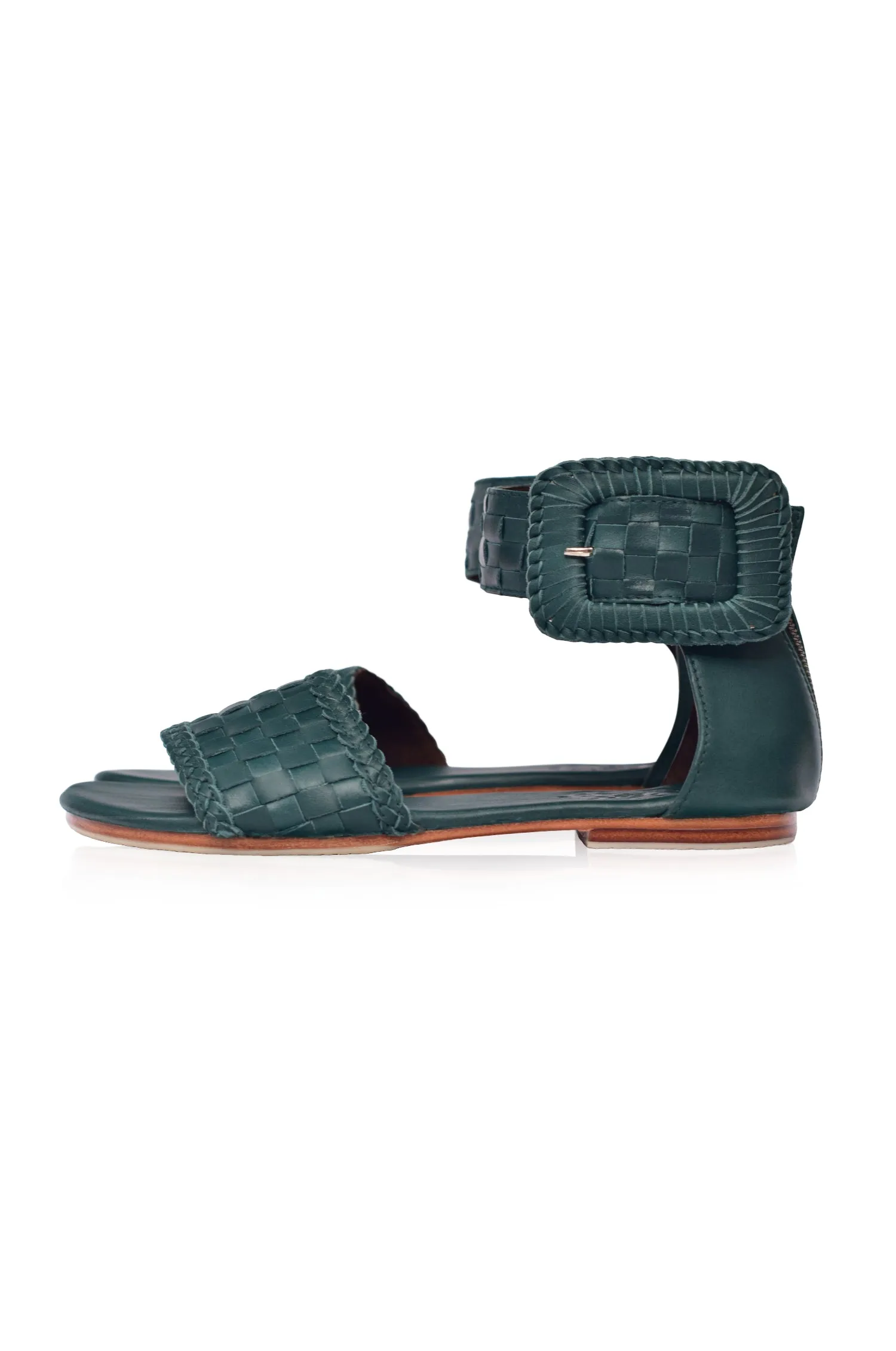 Madagascar Woven Leather Sandals