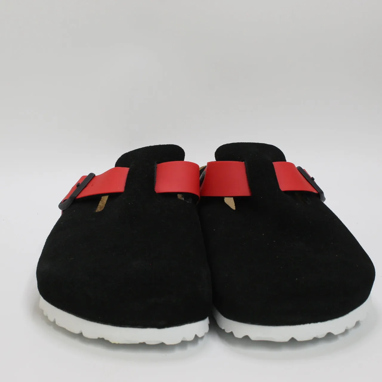 Mens Birkenstock Boston Clogs Black Tomato