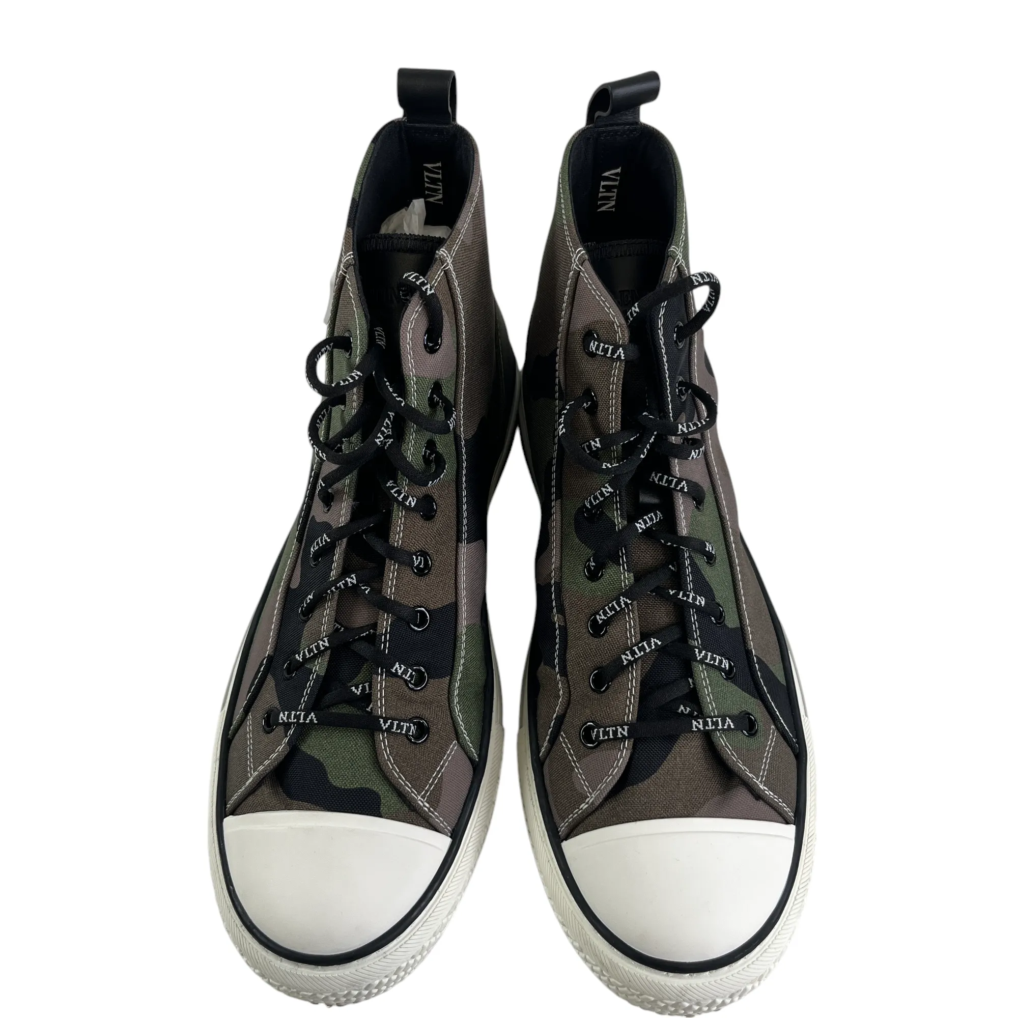 Men's Camouflage High Trainers Khaki Size EU 43 / UK 9