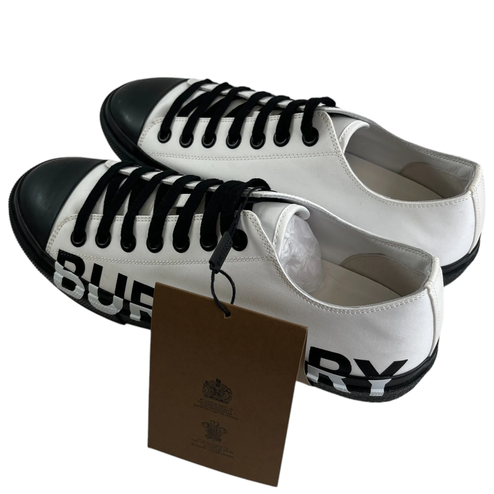 Men's Logo Low Trainers White Size EU 43 / UK 9